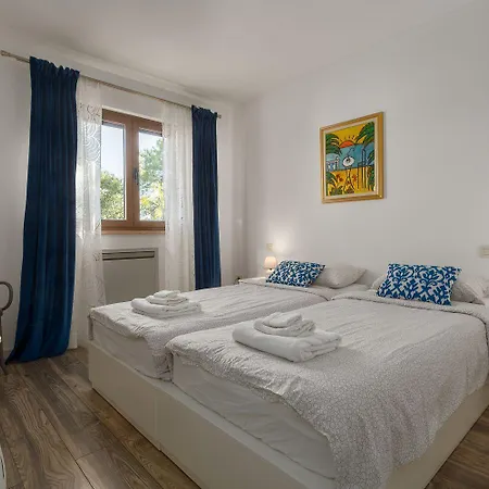 Tatil Evi Malerische Mit Privatpool, Mediterranem Garten, Outdoor-kueche, Waschmaschine, Trockner Višnjan